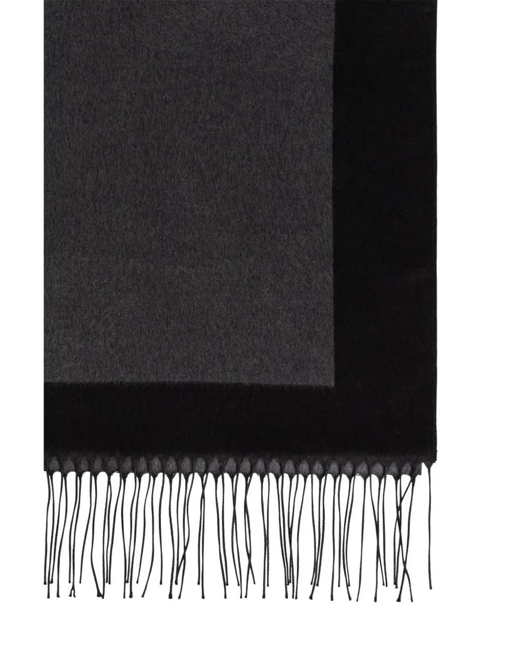 Saint Laurent Black Cassandre Scarf