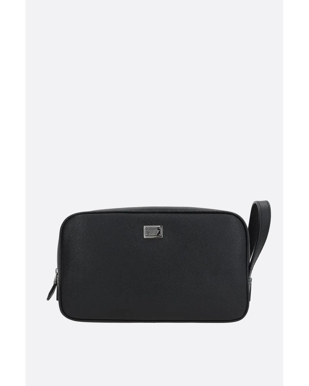 Dolce & Gabbana Black Dolce & Gabbana Sicily Toiletry Bag for men
