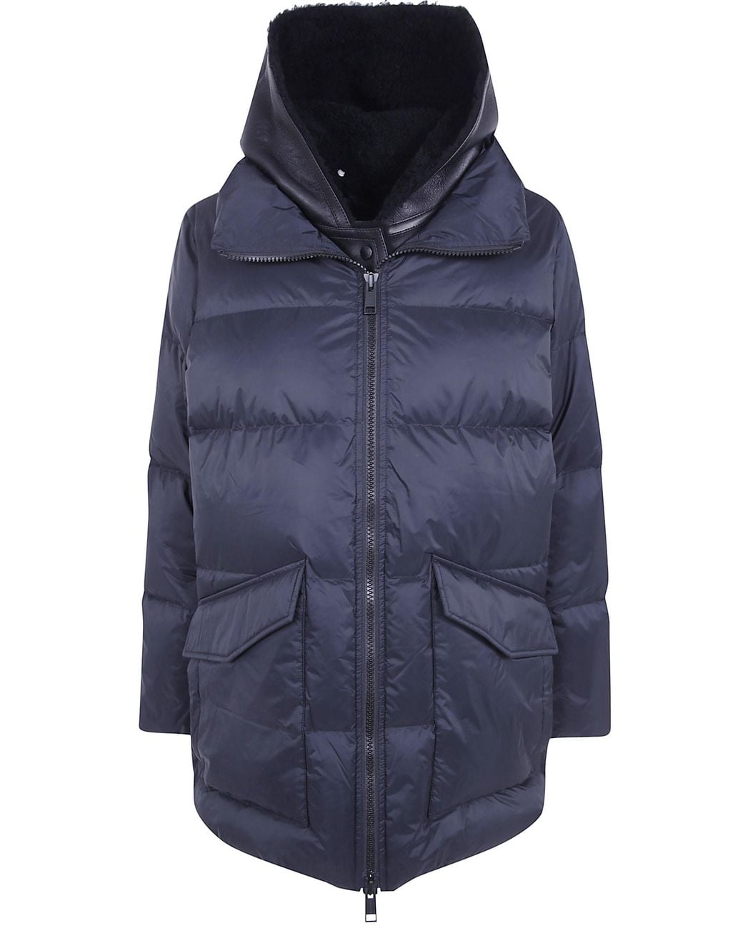 Yves Salomon Blue 76 Cm Jacket