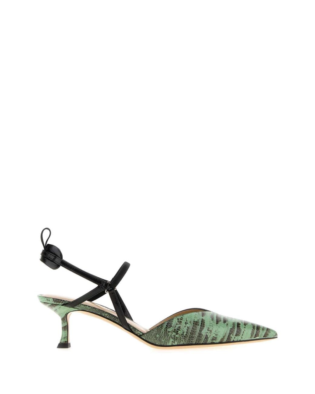 Fendi Green Sling Back