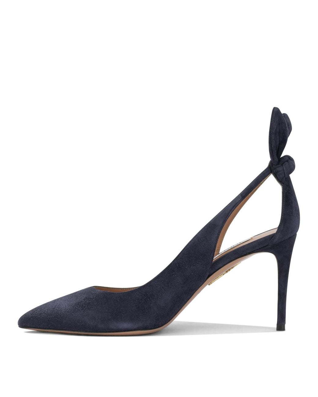 Aquazzura Blue "Bow Tie 85 Mm" Décolleté