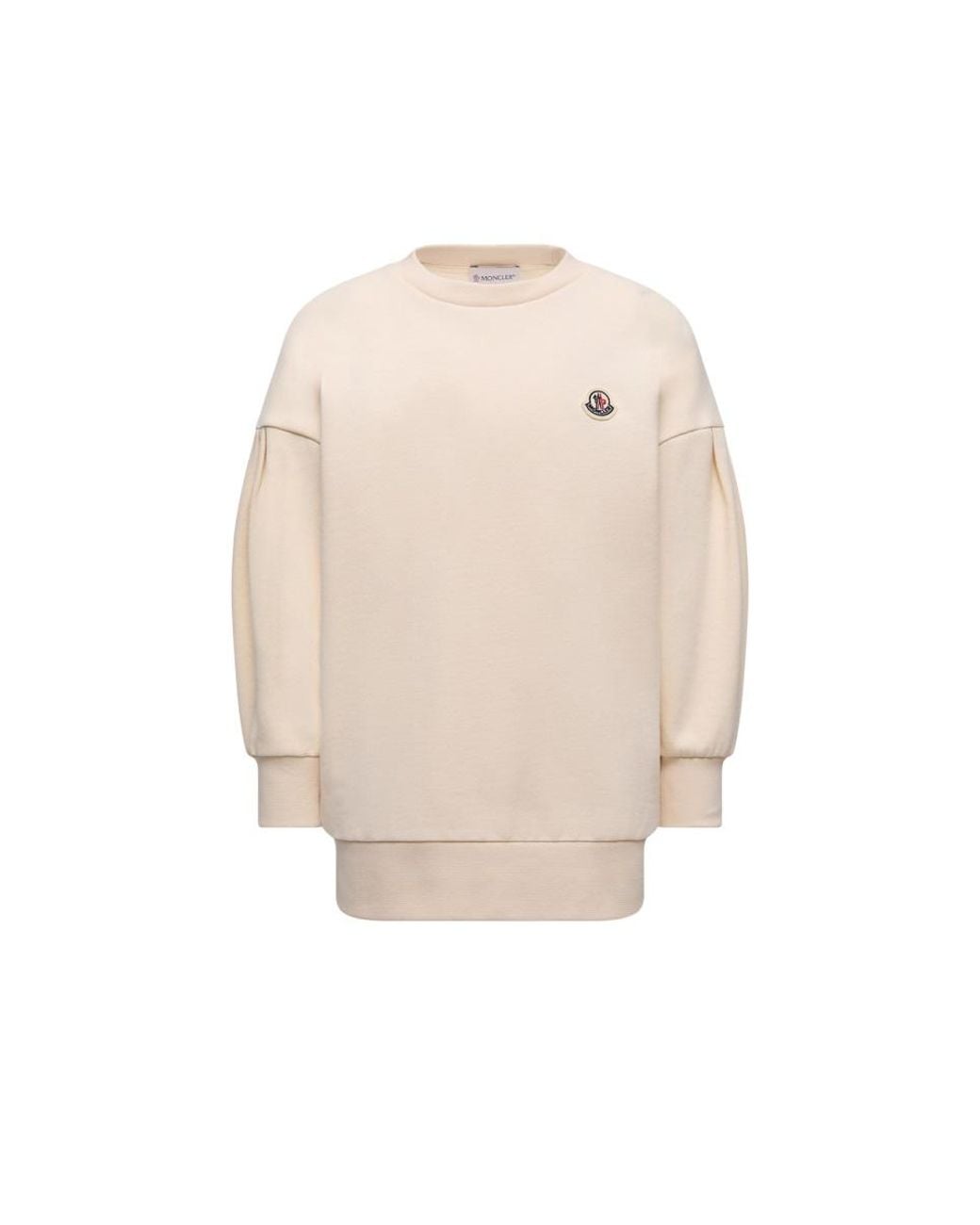 Moncler White Jersey With Logo