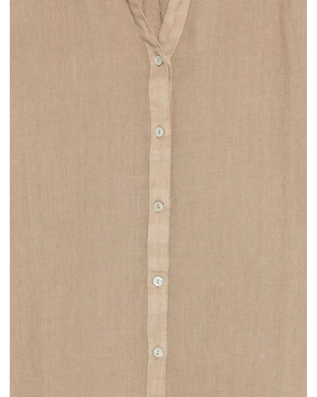 120% Lino Natural Linen Shirt