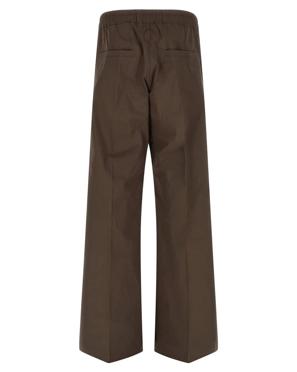 Rick Owens Brown Cotton Cargo Pants for men