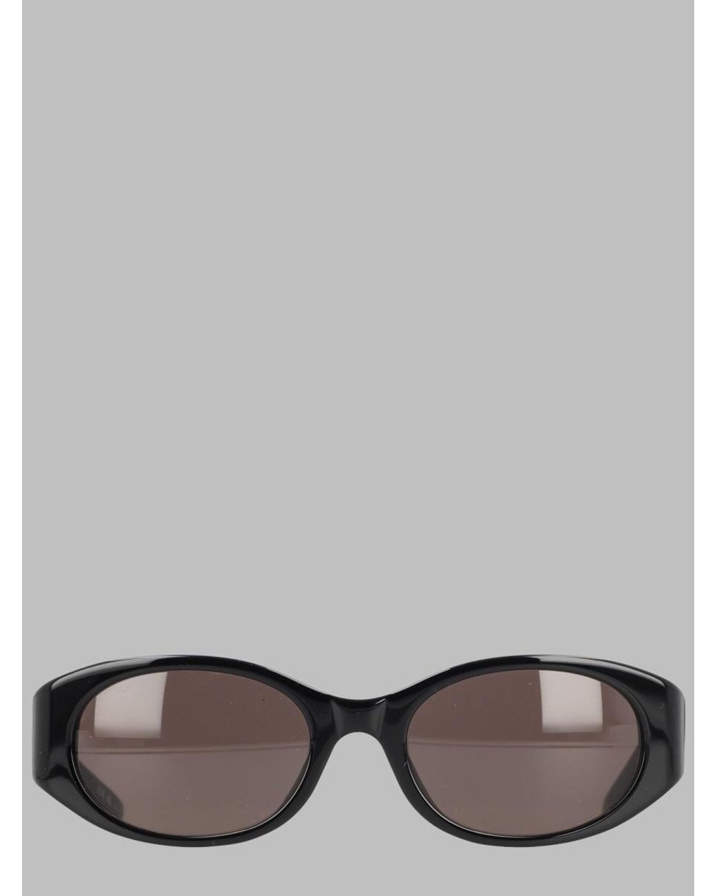 Balenciaga Gray Occhiale Da Sole Rotondo