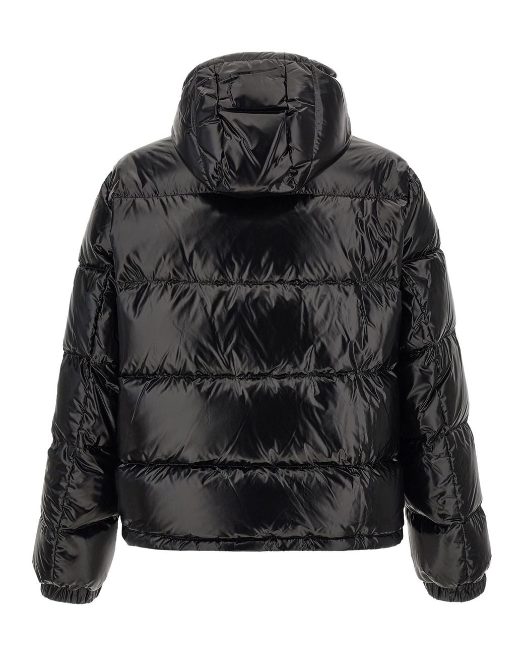 Versace Black 'Barocco' Down Jacket for men
