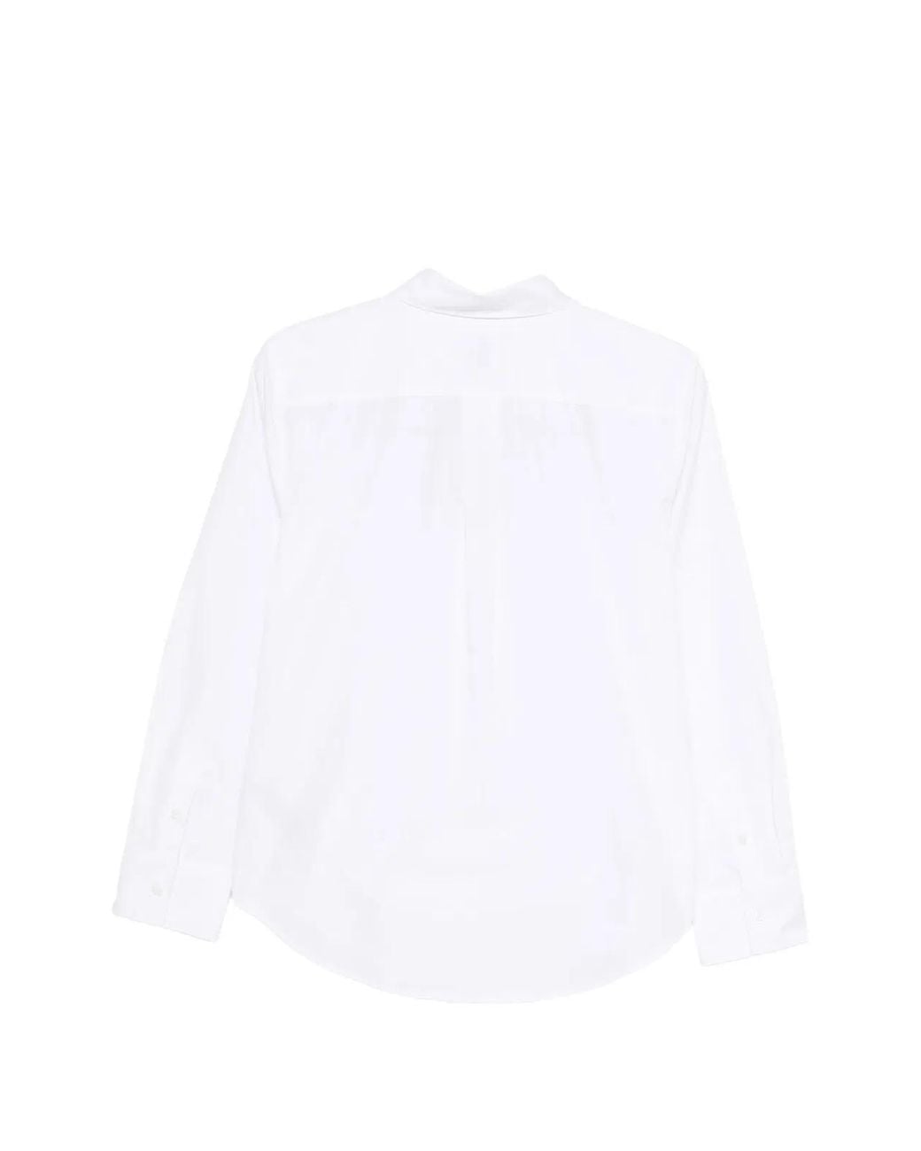 Calvin Klein White Cotton Poplin Regular Shirt