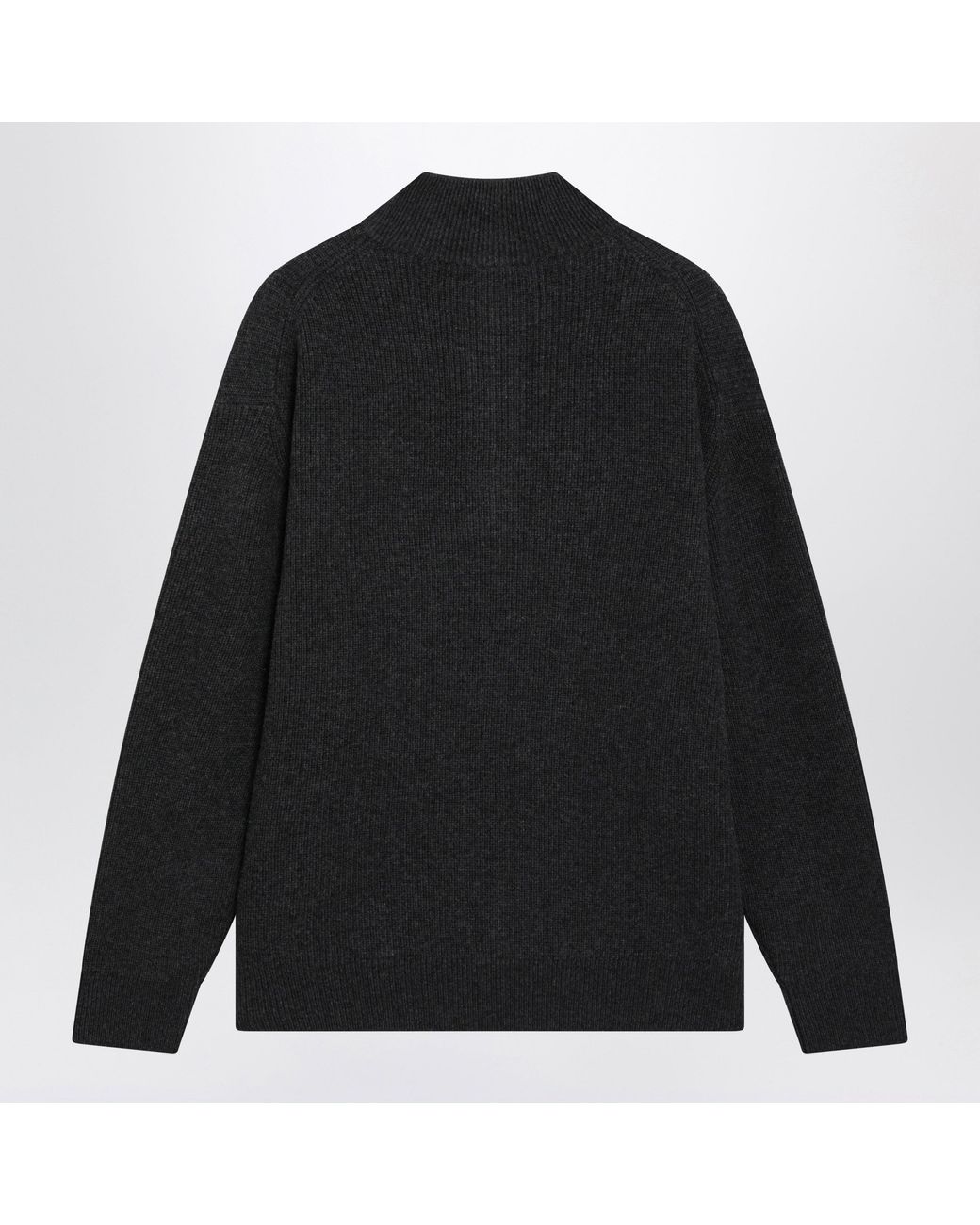 J.W. Anderson Black Jw Anderson Dark Half-Zip Sweater for men