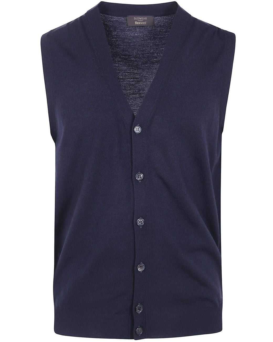 Zanone Blue Classic Gilet for men