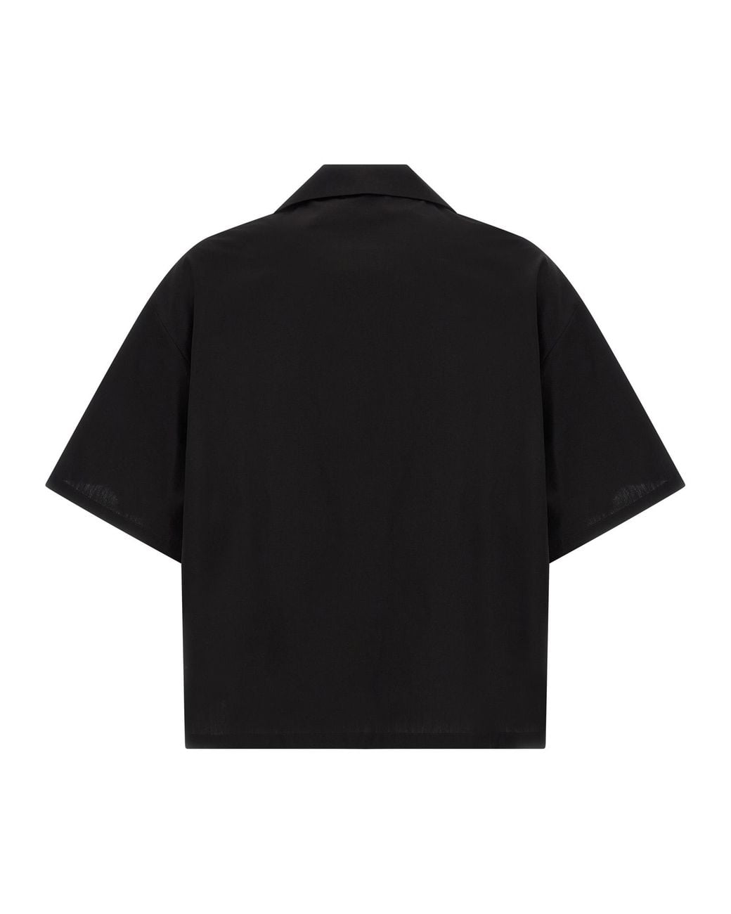 Balenciaga Black 'The Door' Bowling Shirt for men