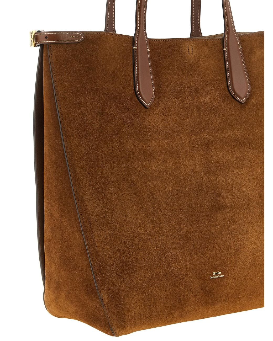 Polo Ralph Lauren Brown 'Bellport' Leather Bag