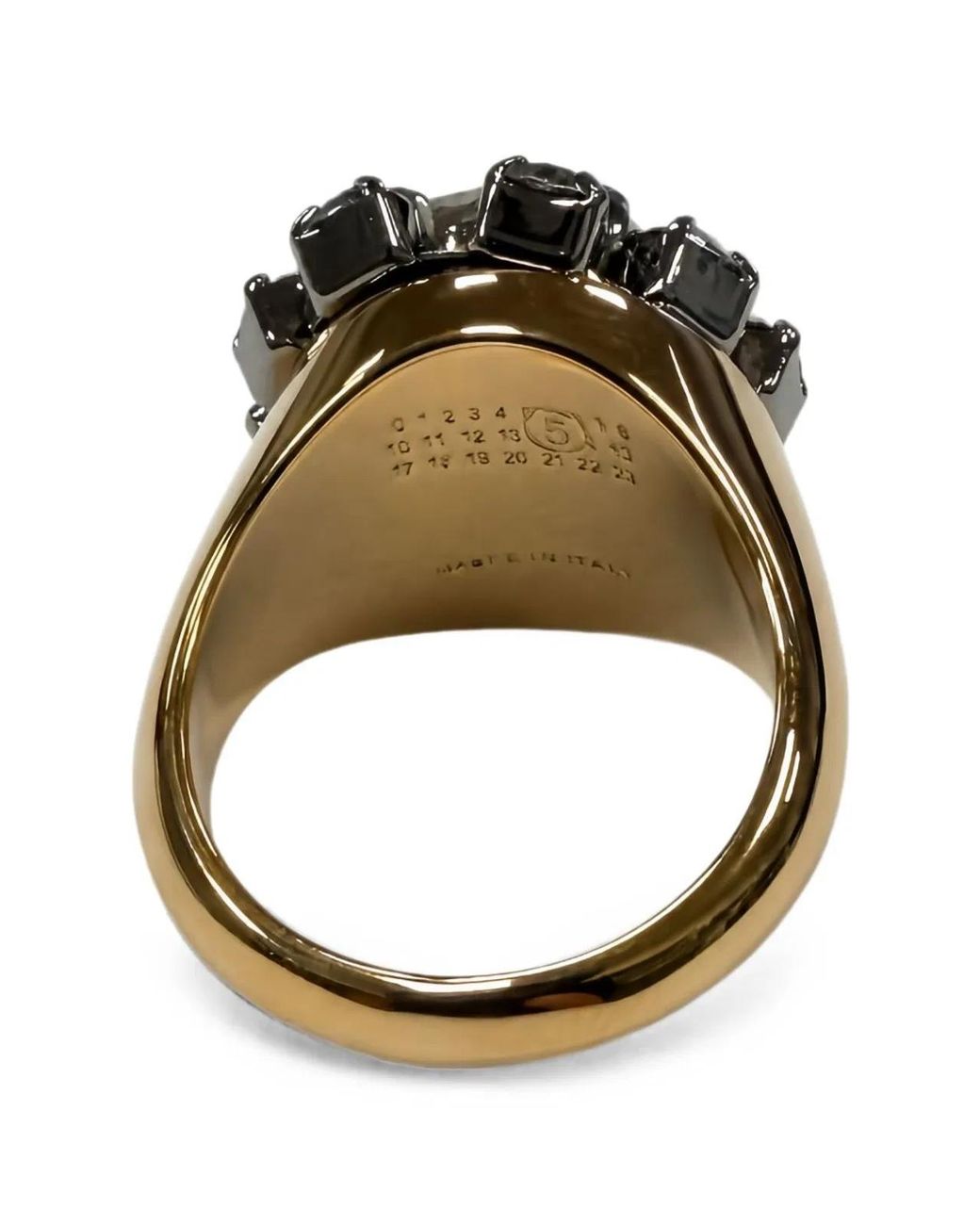MM6 by Maison Margiela Metallic Tone Polished Finish Bijoux