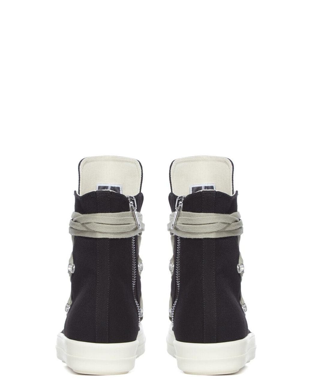 Rick Owens Black Milk Milk Megalace Sneakers for men