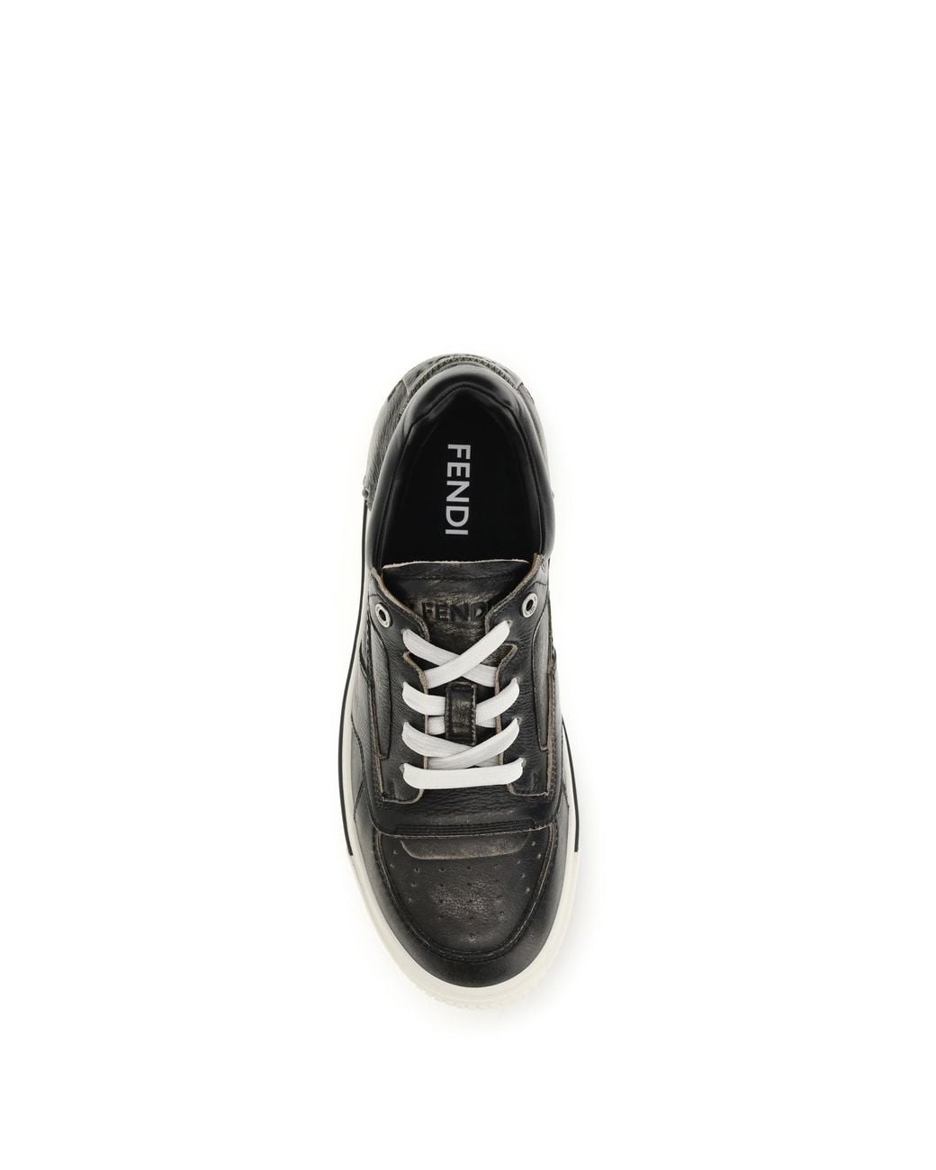 Fendi White Fender Sneakers for men