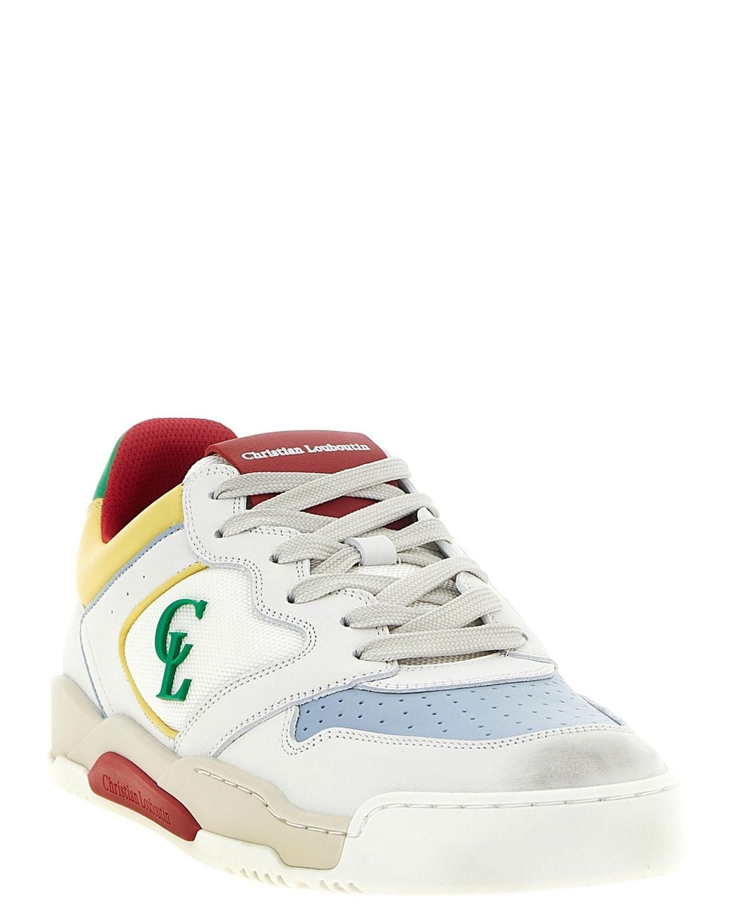 Christian Louboutin Multicolor 'Bsktball 1 Retro' Sneakers for men