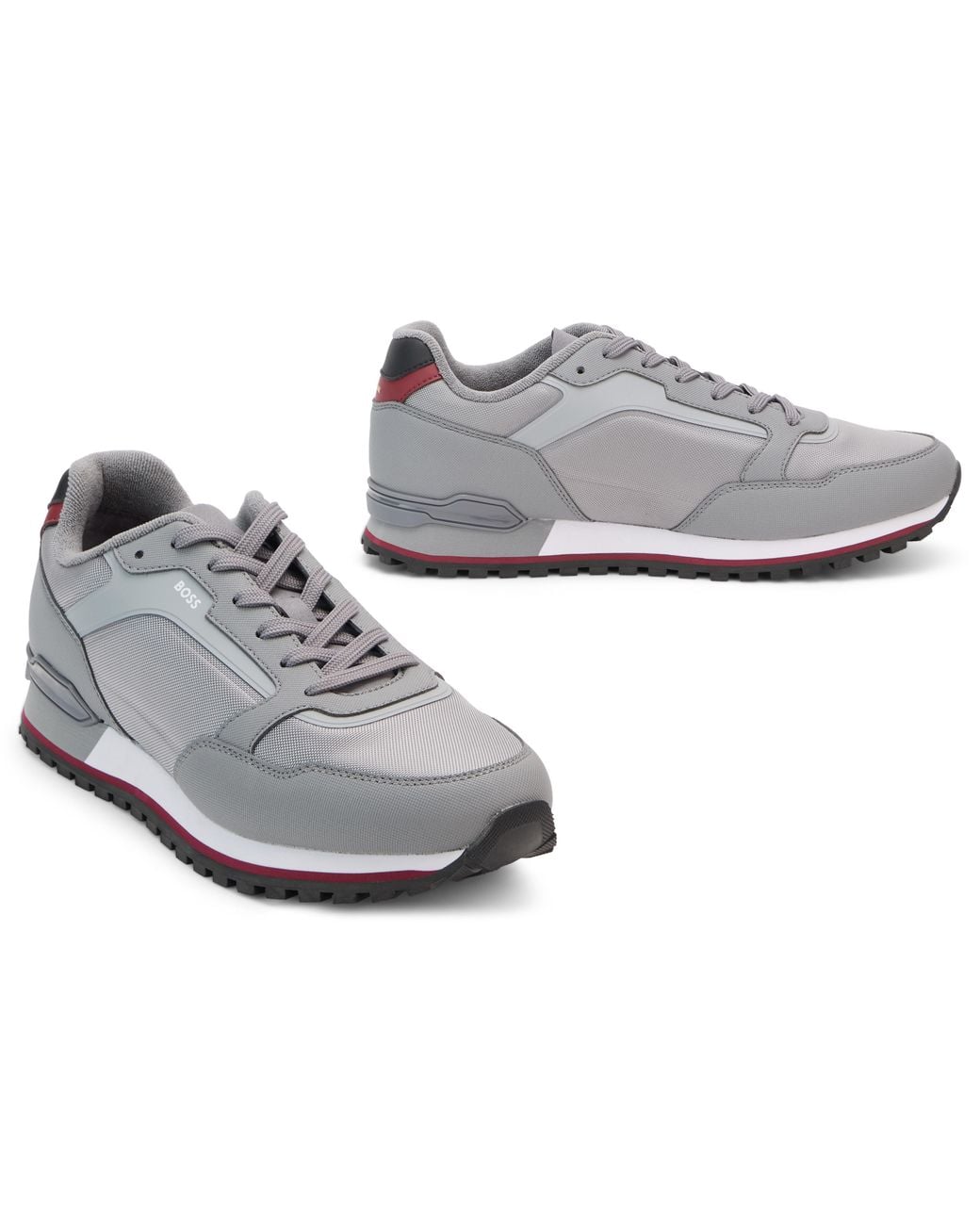 Boss Gray Shoes Parkour-L Runn for men