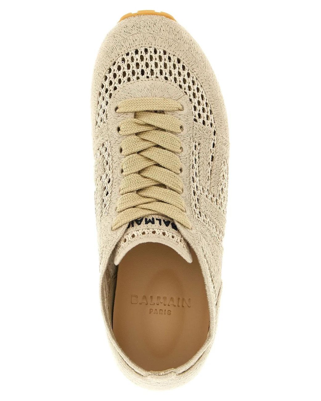 Balmain Natural 'Racer 45' Sneakers