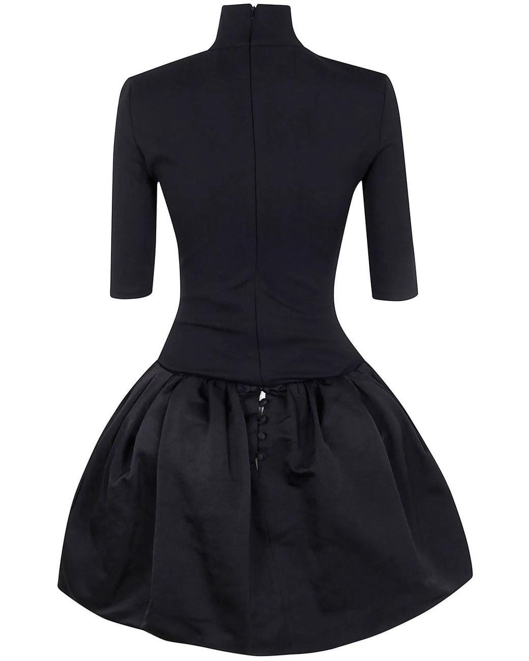 Magda Butrym Black "Sukienka" Mini Dress