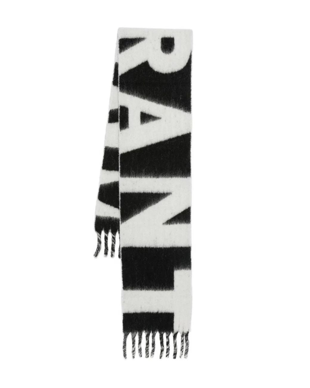 Isabel Marant White Loliana Wool Scarf