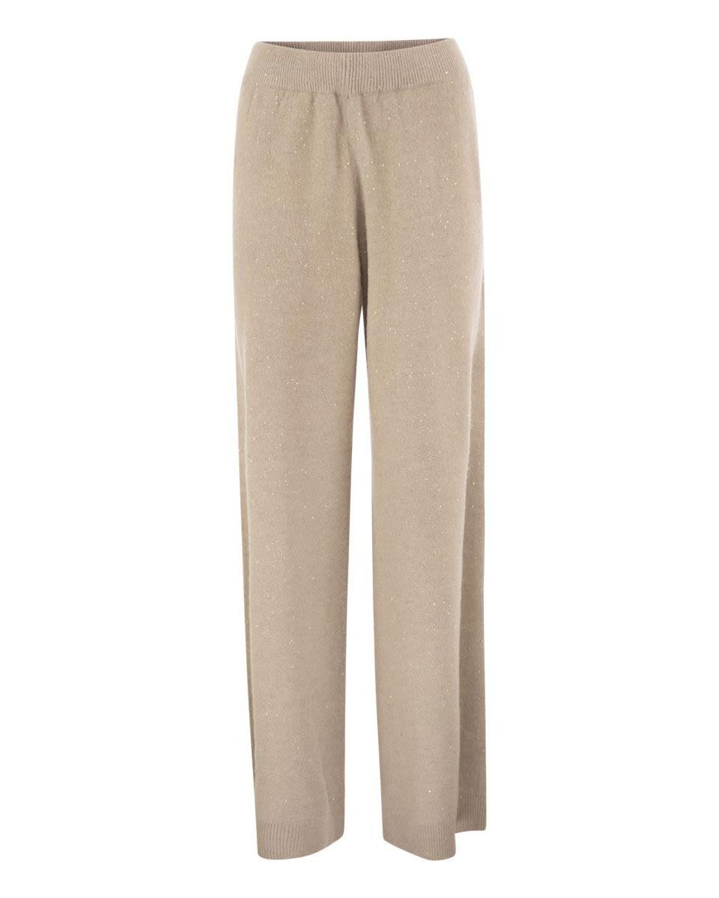 Fabiana Filippi Natural Knitted Trousers