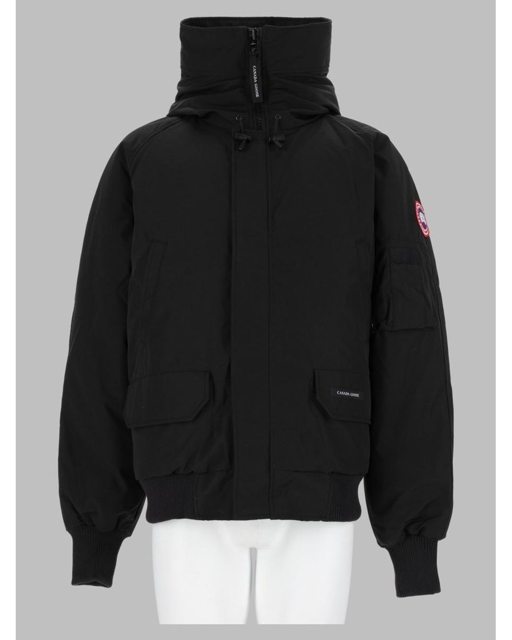 Canada Goose Black Bomber "Chilliwack" for men