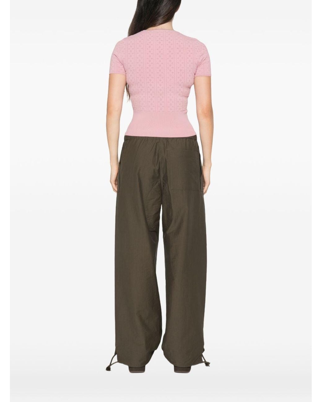 J.W. Anderson Pink Logo Cotton T-Shirt