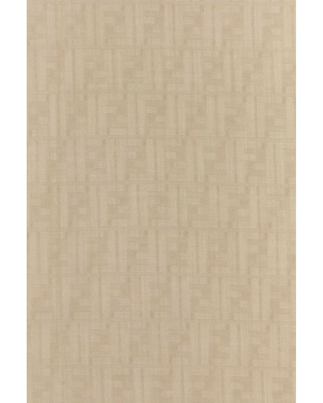 Fendi Natural Dove Wool Blend Scarf