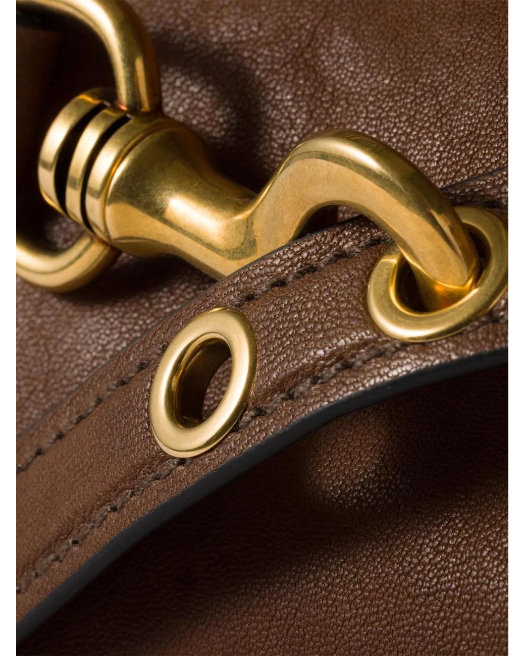 Miu Miu Brown Aventure Shoulder Bag
