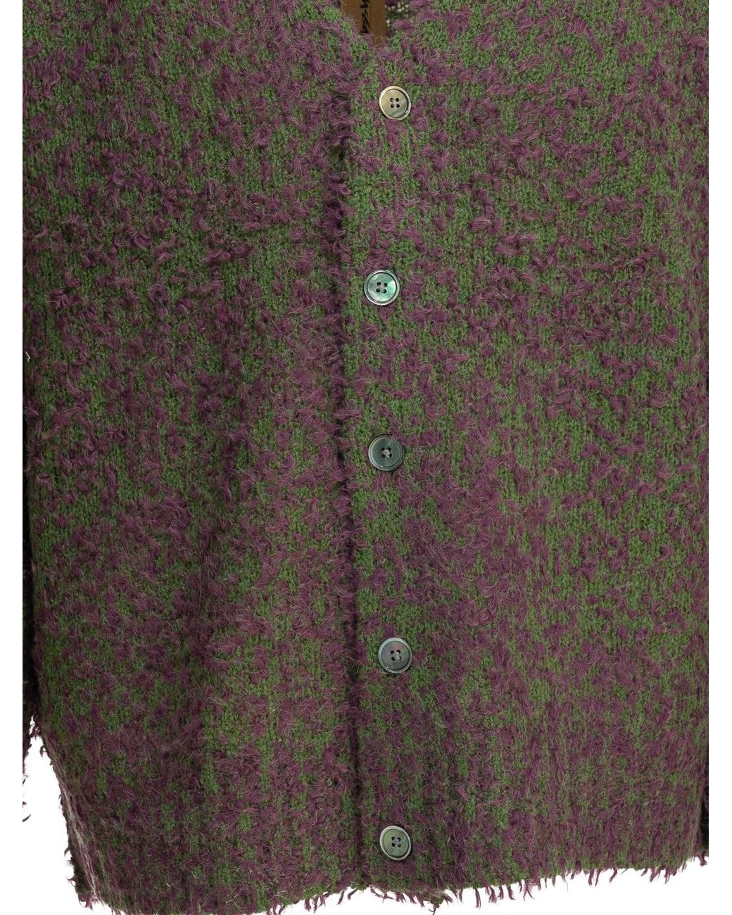 Stussy Green Stussy Nylon Wool Acrylic Alpaca Knitwear for men
