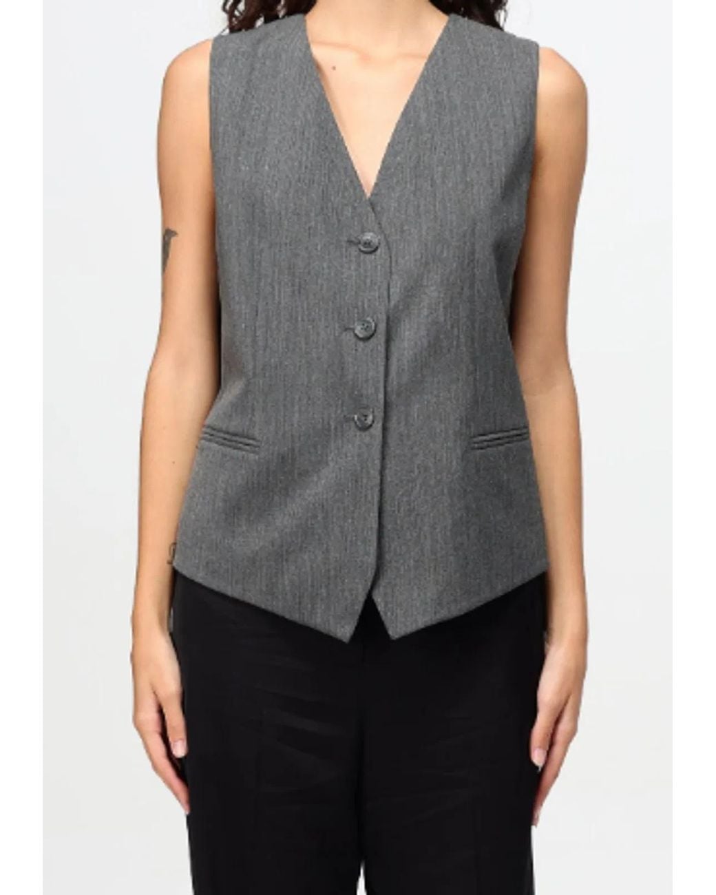 Twinset Black Soft Blend Tailored Jacket