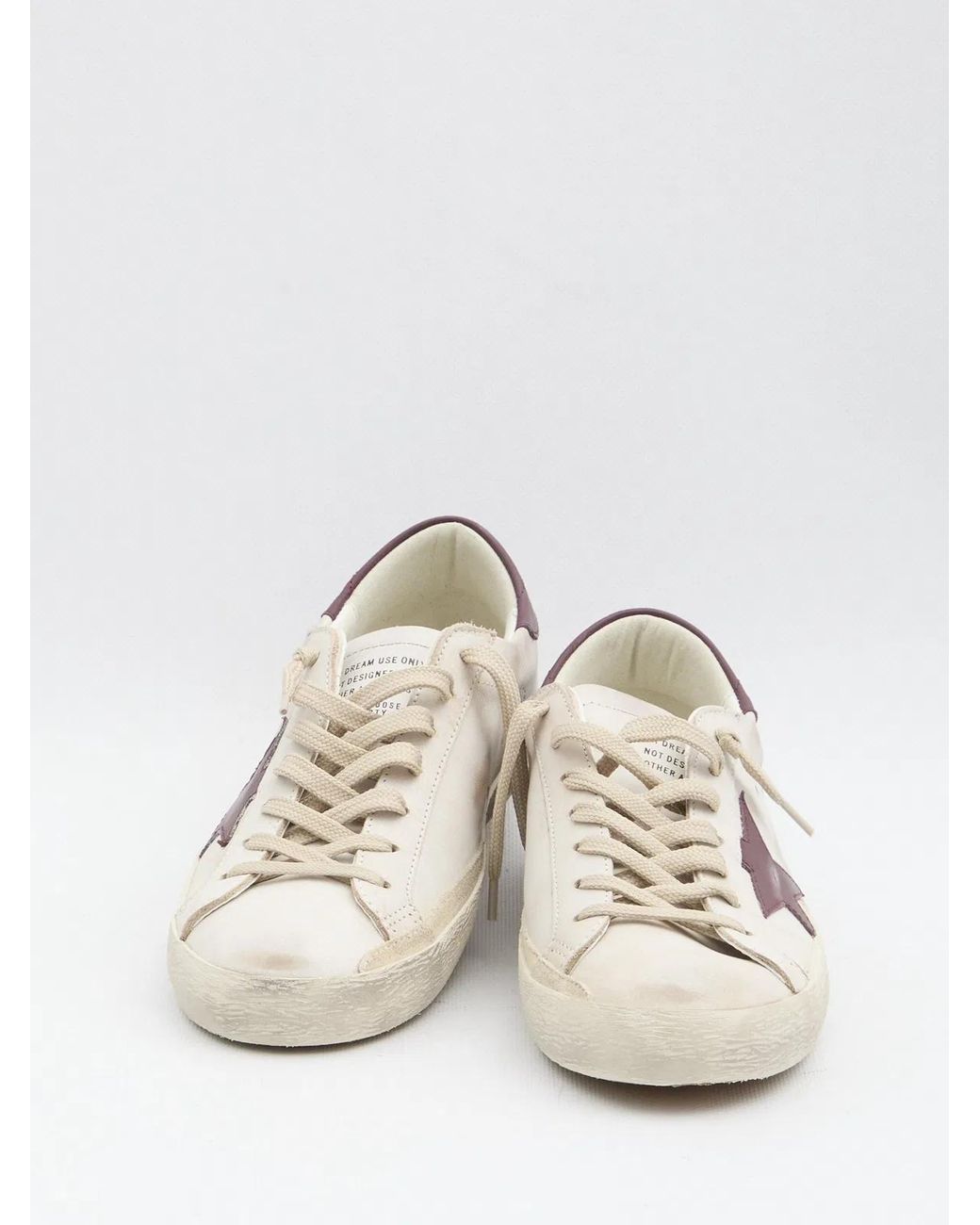 Golden Goose Deluxe Brand White Super Star Sneakers for men