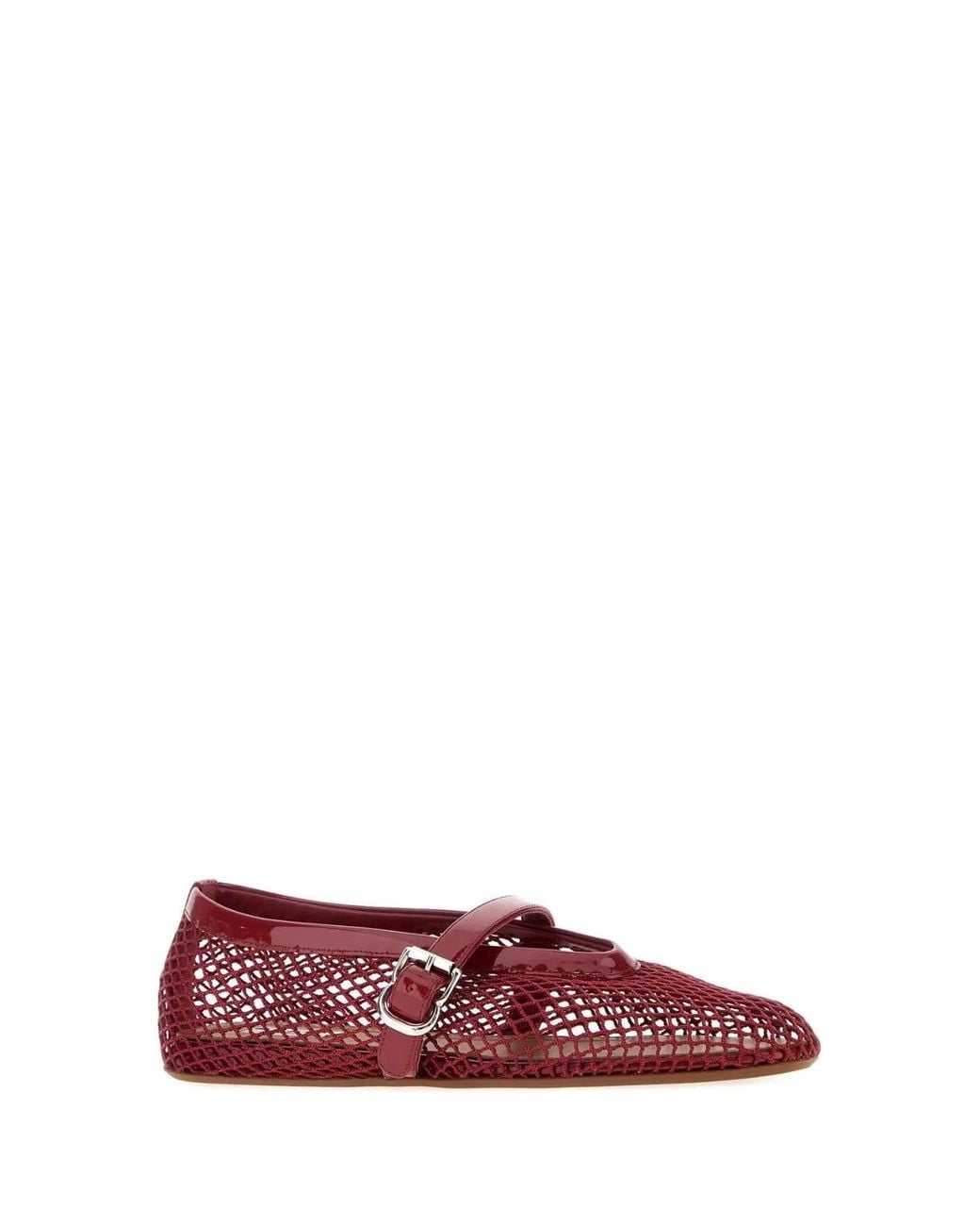 Alaïa Red Alaia La Ballerine Fishnet