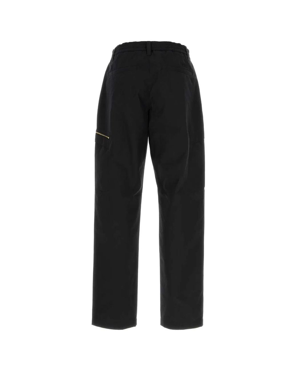 Versace Black Informal Pant Lightweight Gabardine Fabric for men