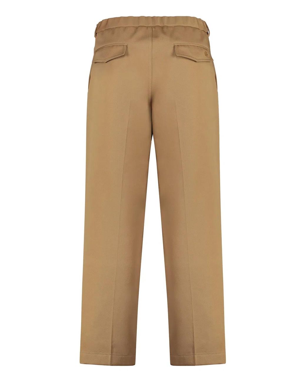 Gucci Natural Cotton Trousers for men