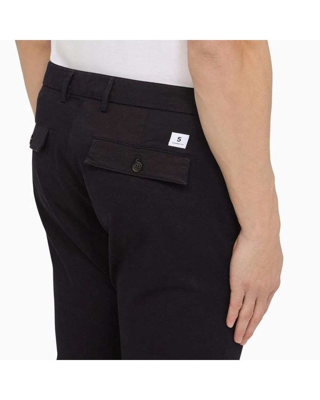 Department 5 Black Prince Chino Pants for men