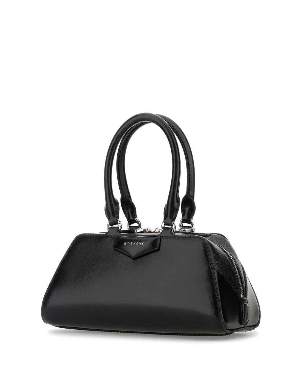 Givenchy Black Antigona East-West Mini Leather Bag