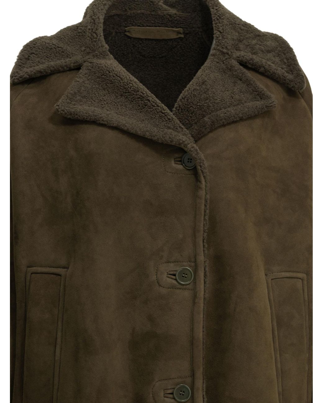 Salvatore Santoro Green Shearling Jacket