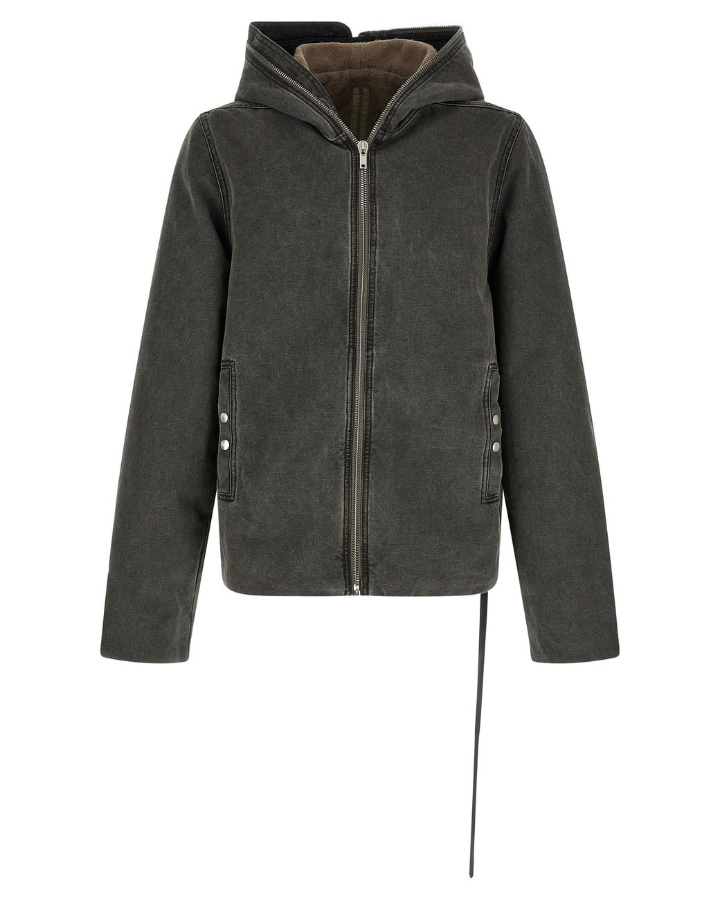 Rick Owens Black 'Gimp Zipfront' Jacket for men
