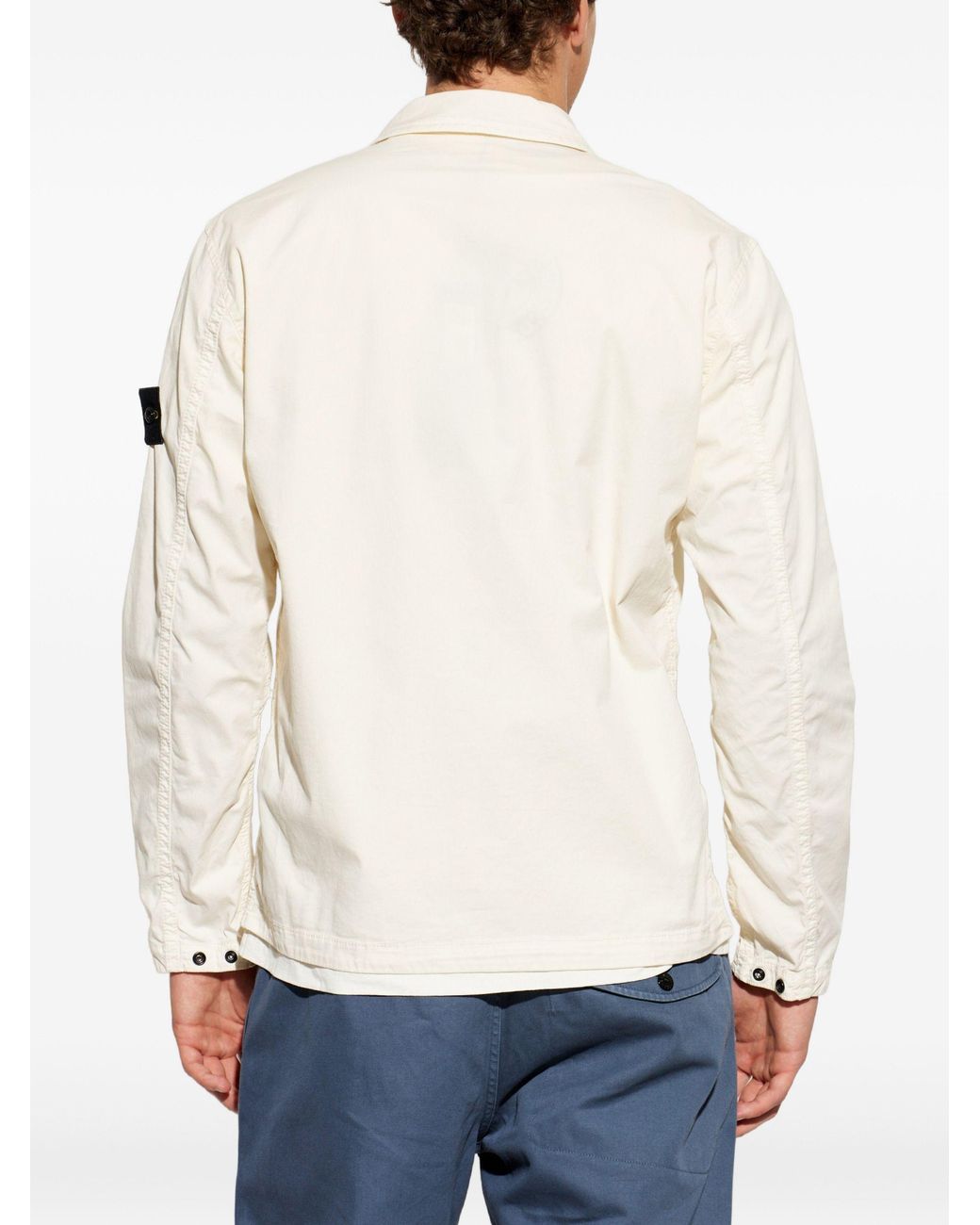 Stone Island White Shirt for men