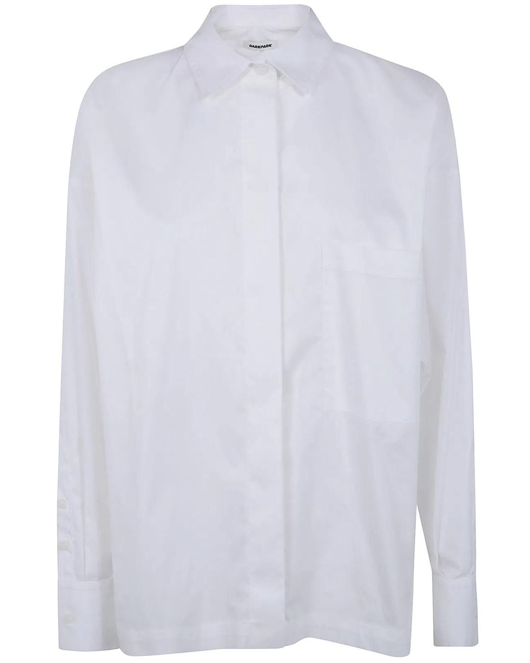 DARKPARK White "Paola" Wrapped Shirt