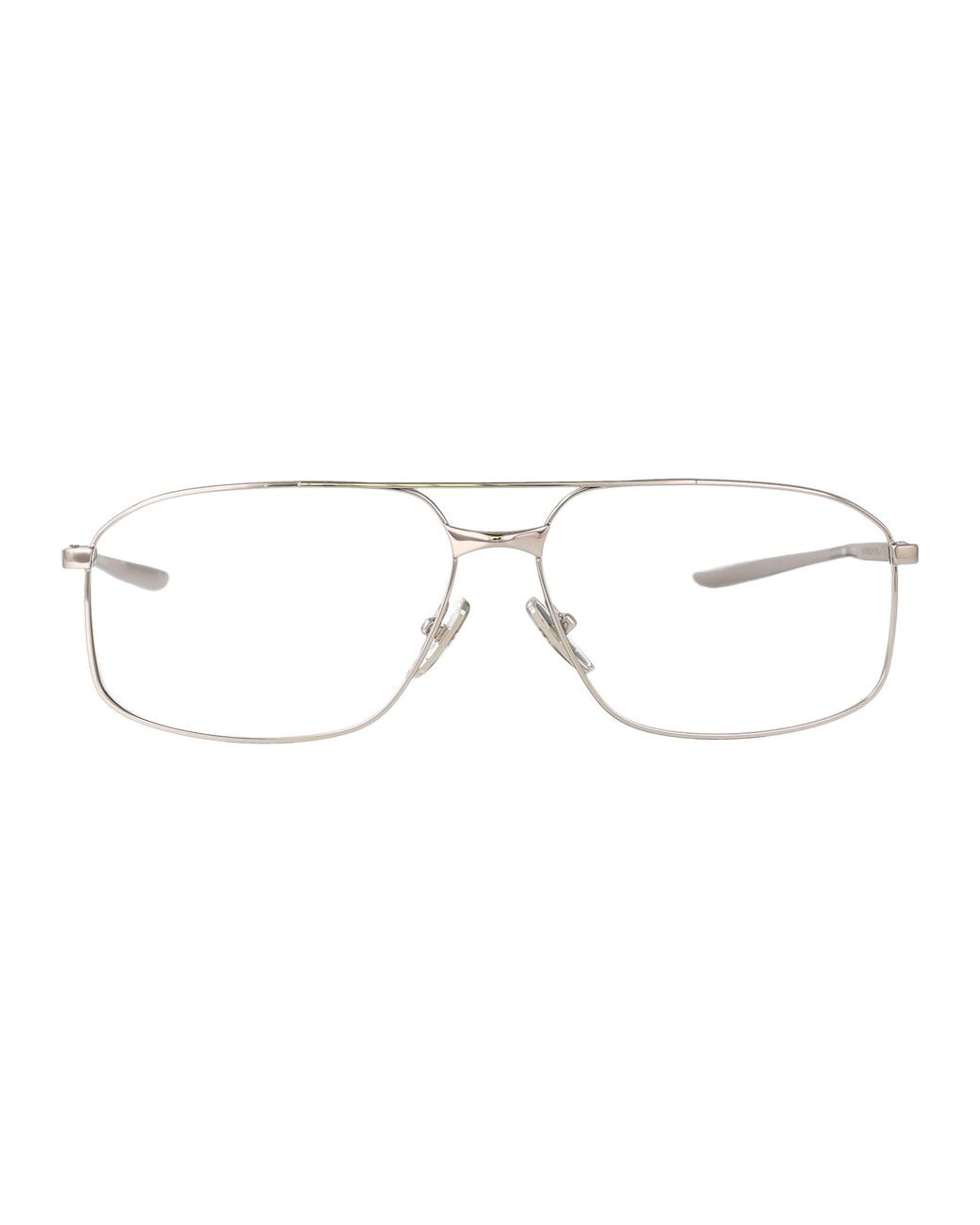 Balenciaga Metallic Transparent Metal Glasses for men