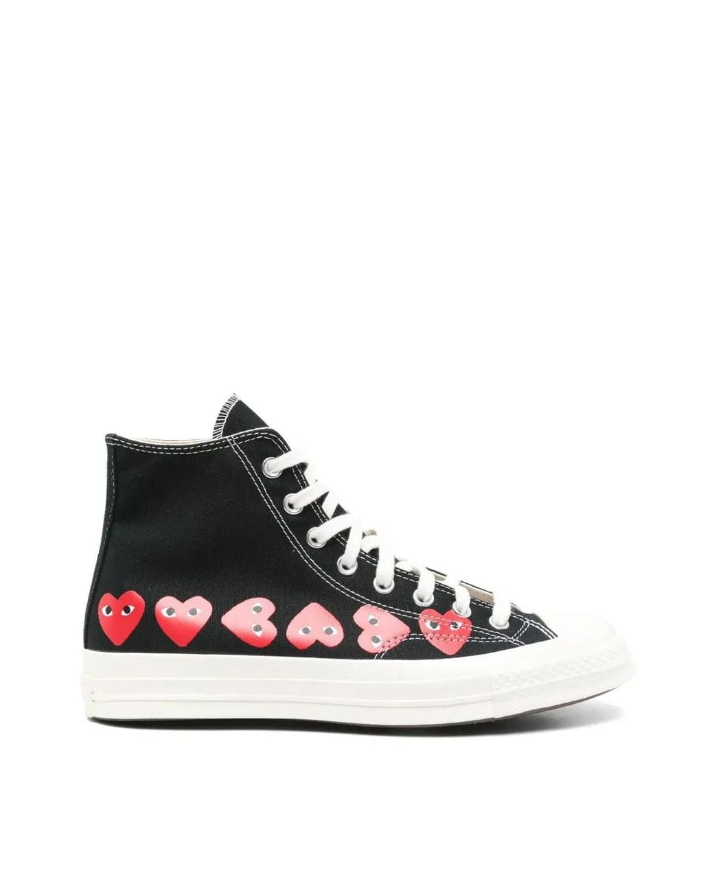 COMME DES GARÇONS PLAY Black X Converse Chuck 70 Hi Sneakers for men