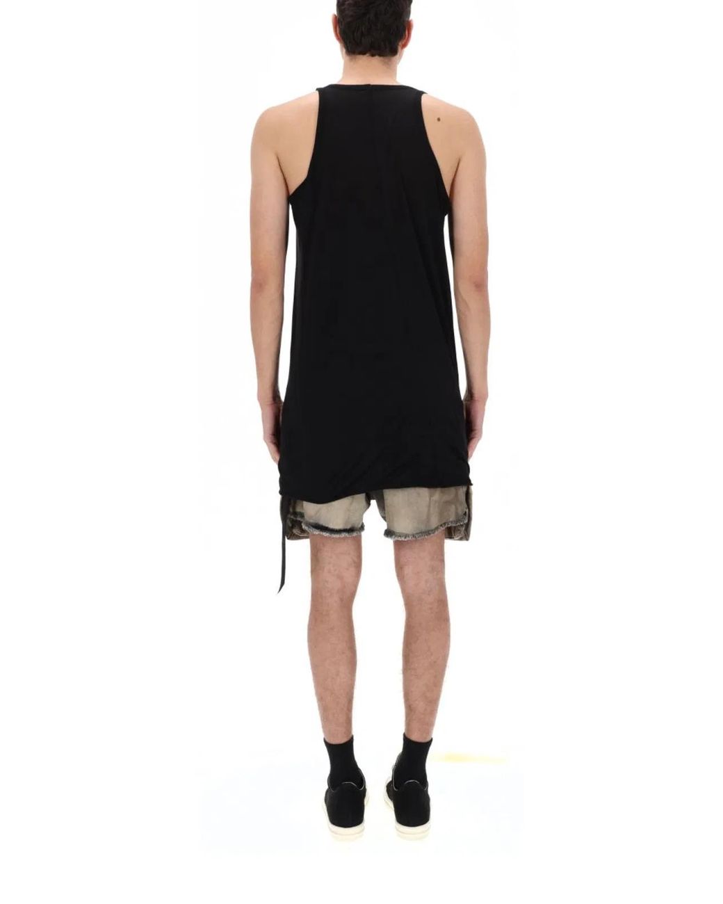 Rick Owens Black Drkshdw Loose Tank for men