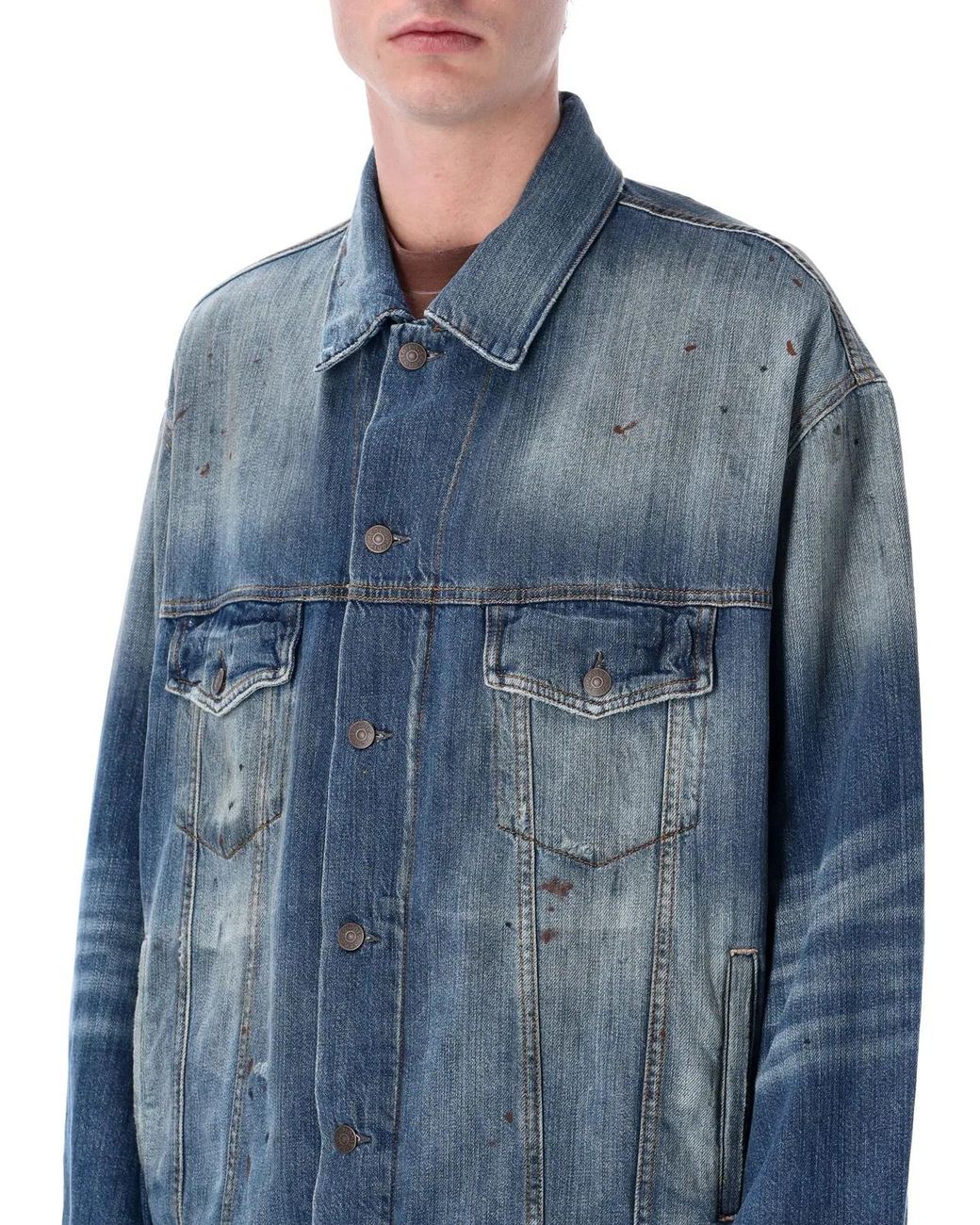 Acne Blue Robert Denim Jacket for men
