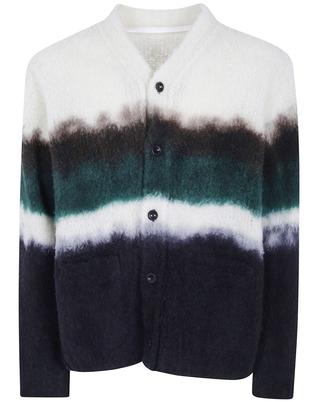 Sacai Gray Chusen-Dyed Cardigan for men