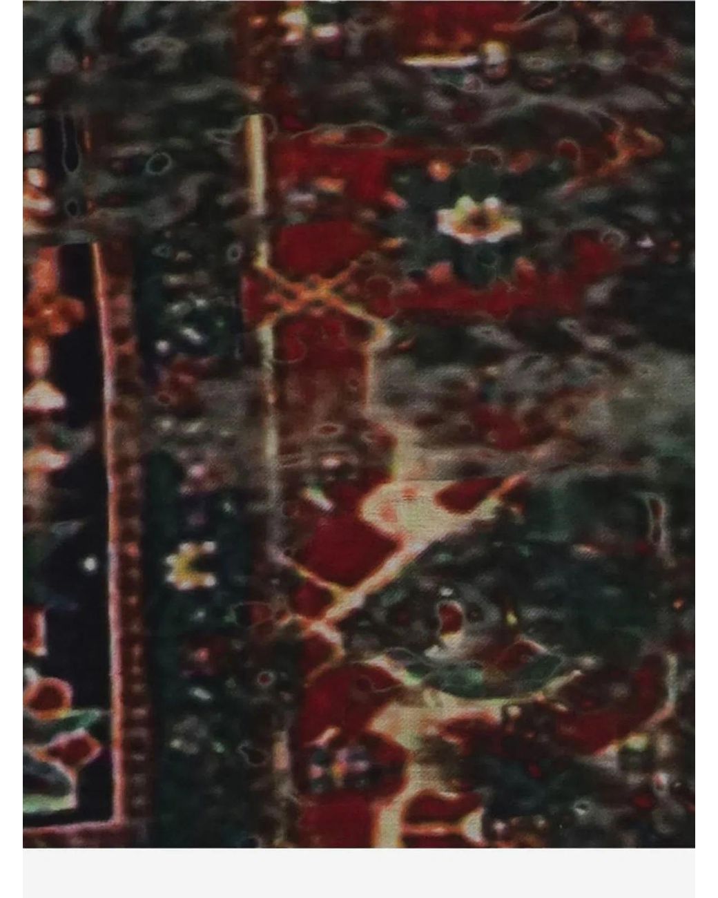 Faliero Sarti Black New Carpet Print Stole