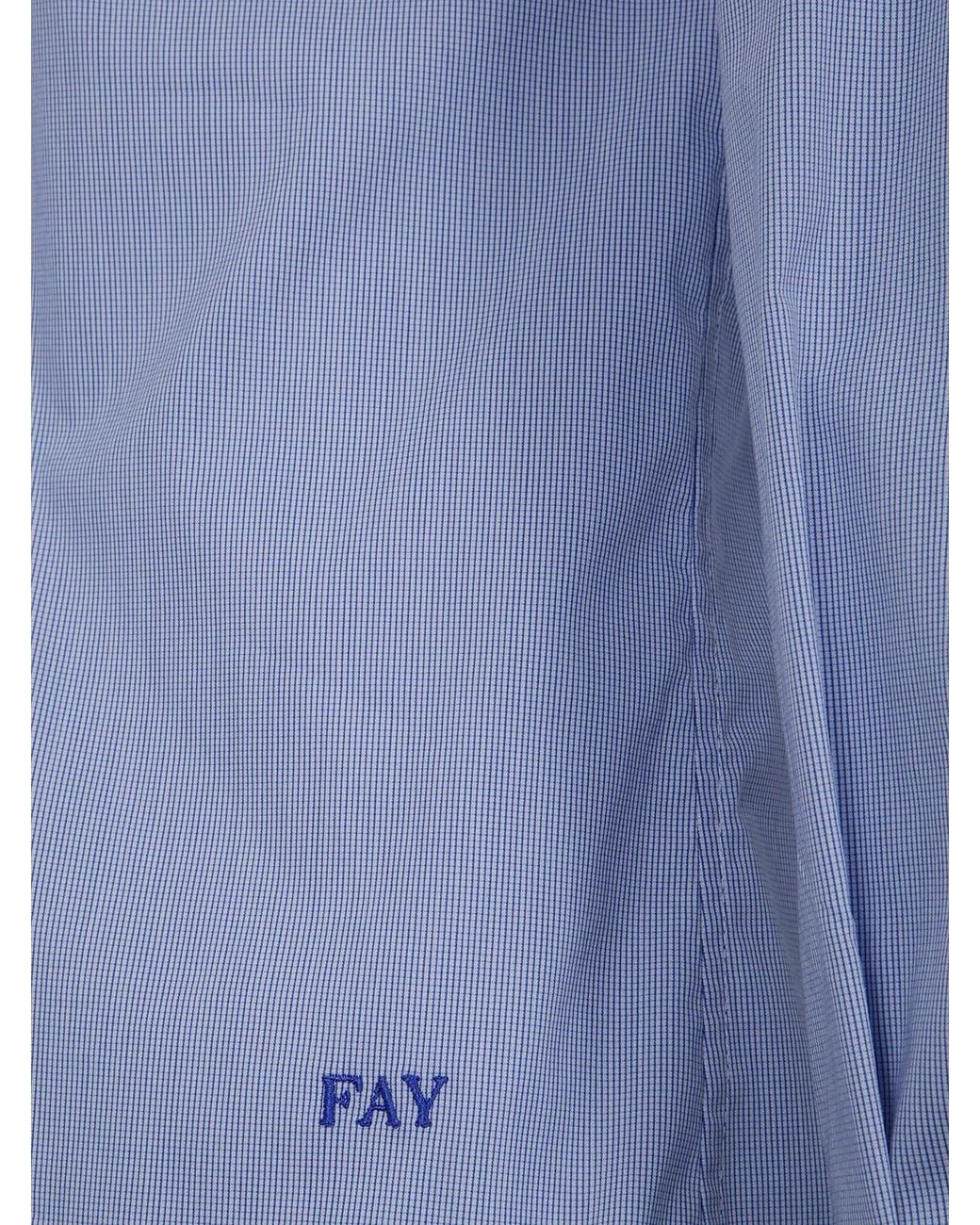 Fay Blue Shirt for men