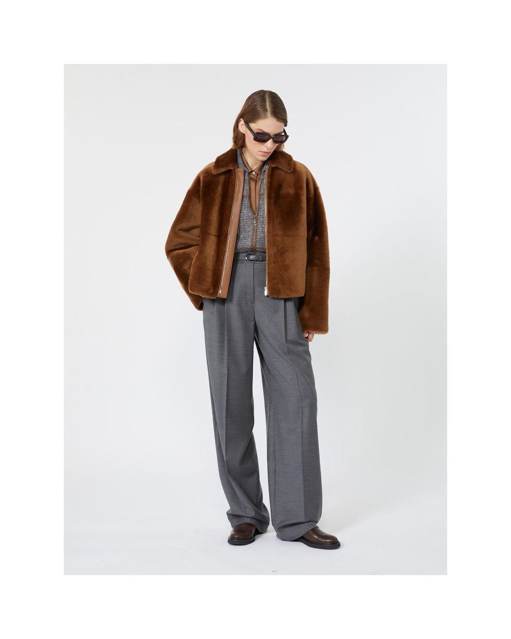 Max Mara Gray "Mst Lago" Classic Trousers