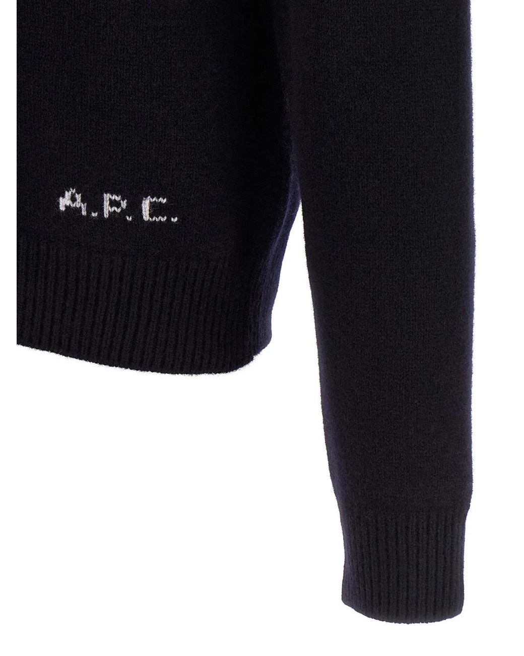 A.P.C. Blue 'Edmond' Sweater for men