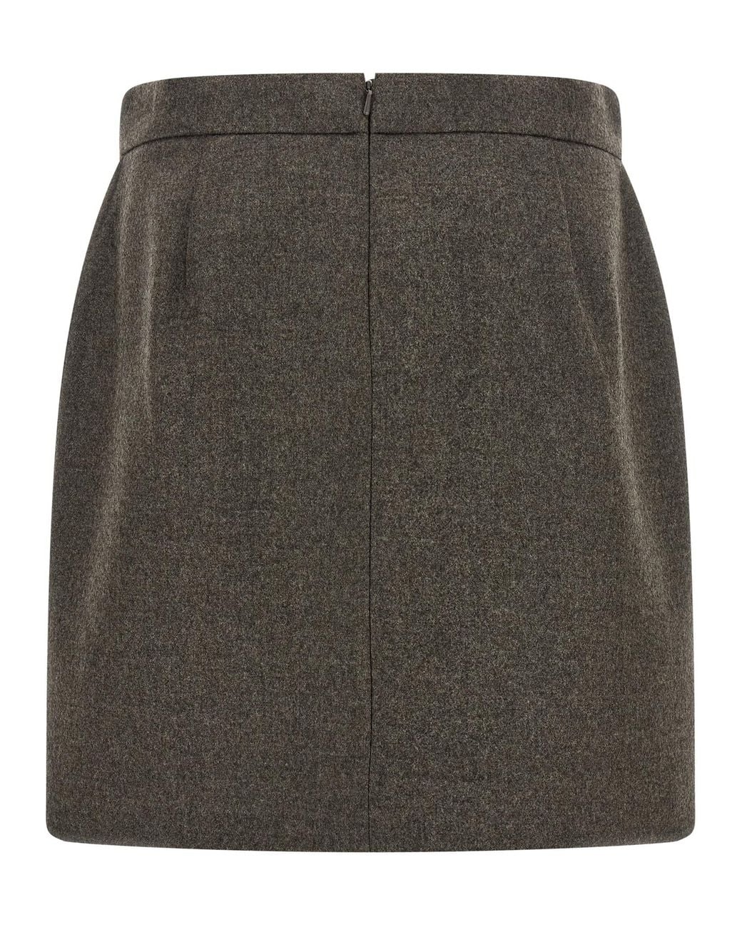 Max Mara Gray 'Acinoso' Skirt